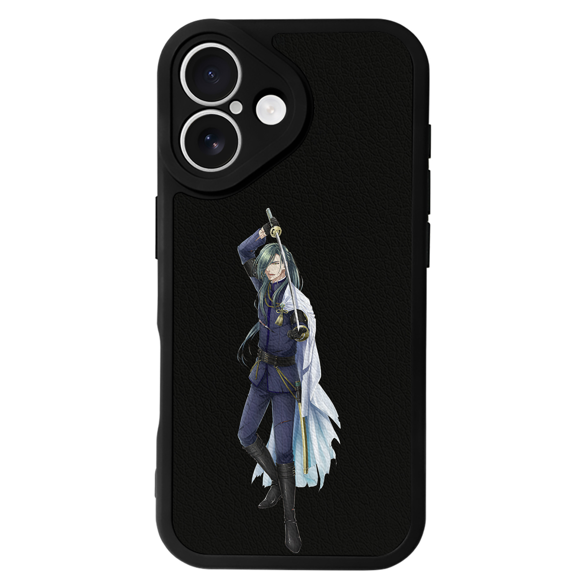（画像用） 刀剣乱舞 Touken Ranbu 【iPhone 16シリーズ対応】シリコンスマホケース（レザー調） 材質：シリコン